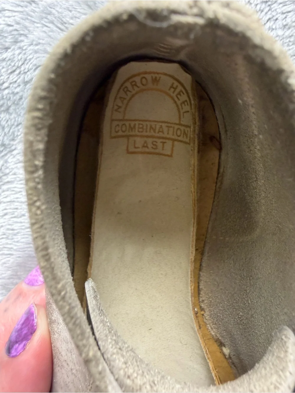 Casual Lace-Up Leather Sneakers in Light Beige